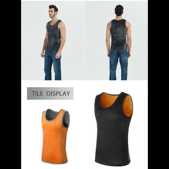 Brand new dark grey XXXL sized winter thermal vest insulated warm tank - Picture 3 of 7